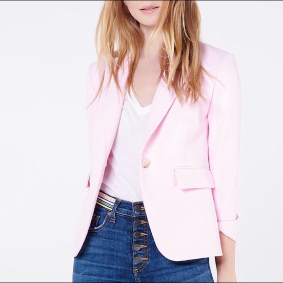 veronica beard pink blazer